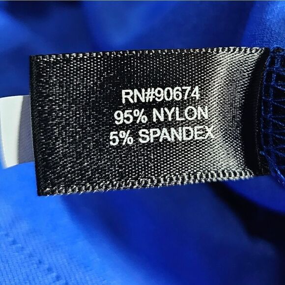 BOSTON PROPER Blue Sleeveless V-Neck Jumpsuit - Size Large - Picture 8 of 8